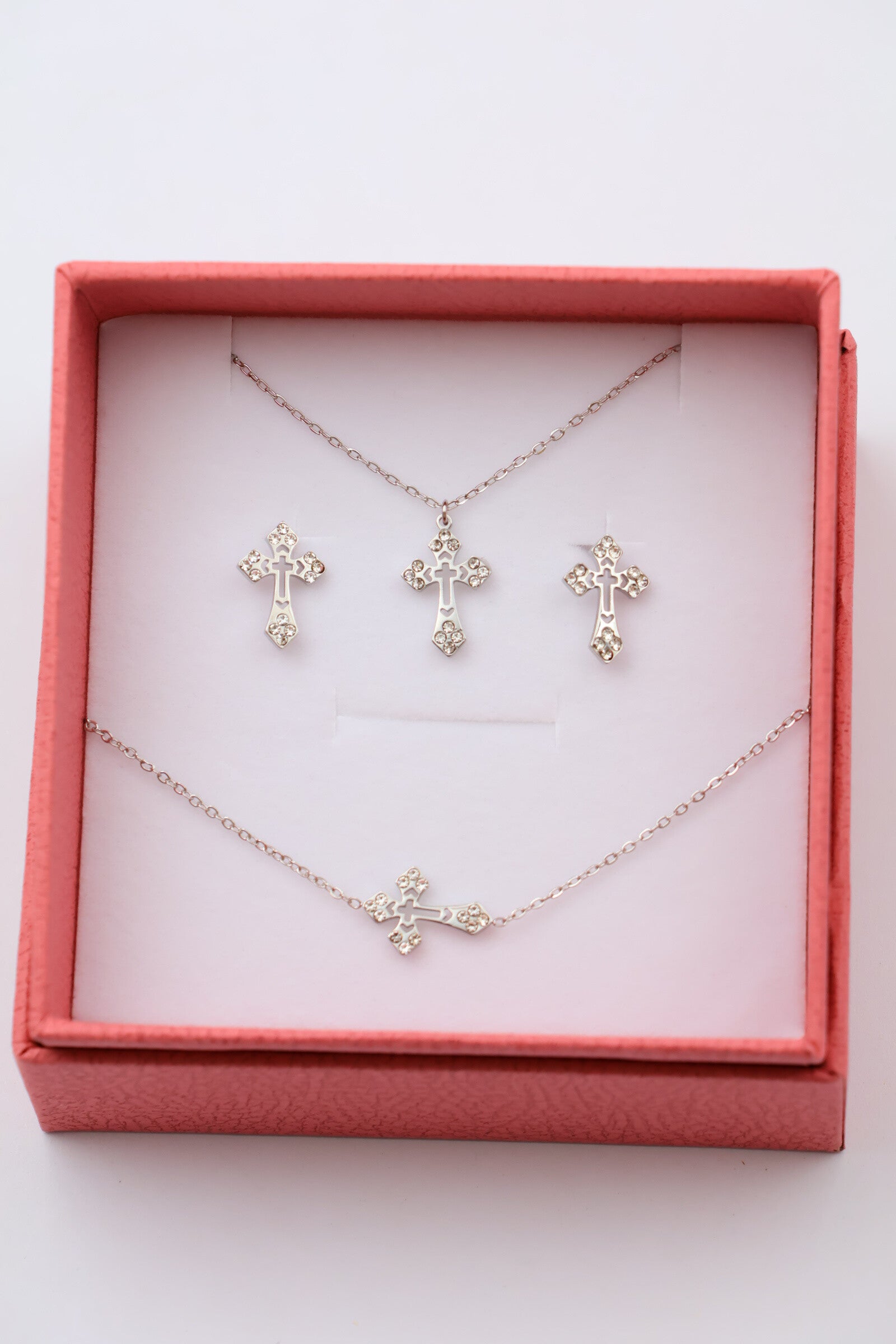 Parure - Boite - Acier Inoxydable - ARGENT