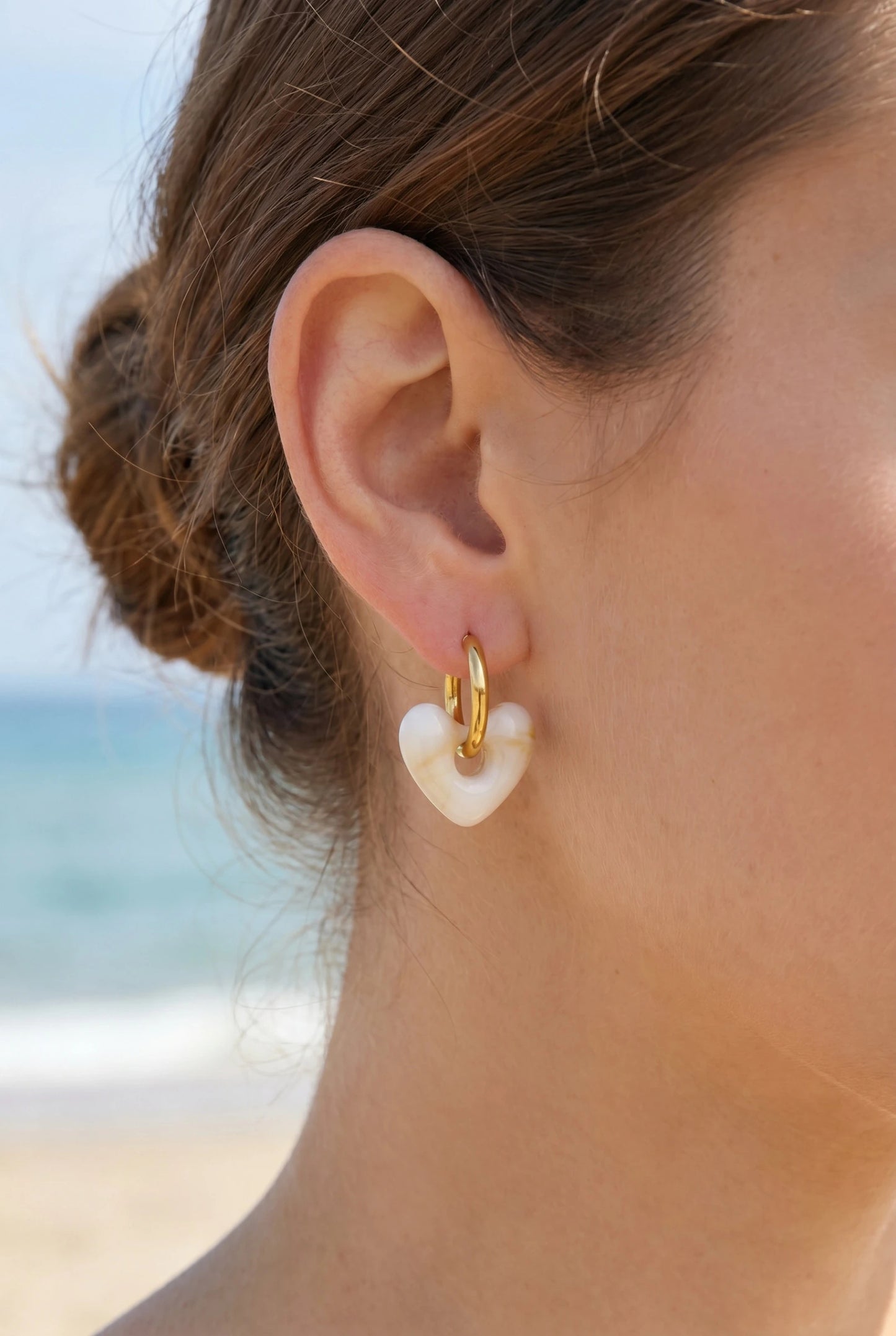 Boucles d’oreilles en acier inoxydable