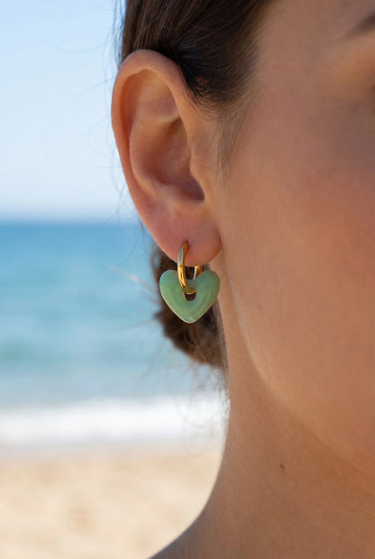 Boucles d’oreilles en acier inoxydable