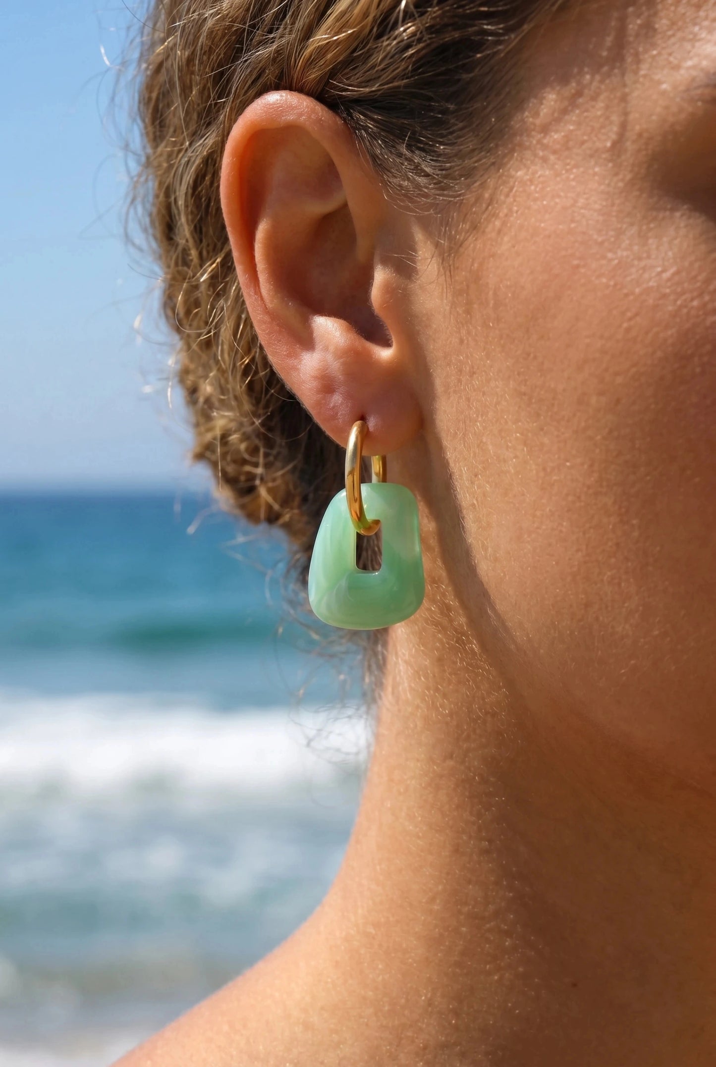 Boucles d’oreilles en acier inoxydable