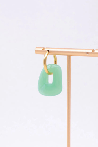 Boucles d’oreilles en acier inoxydable