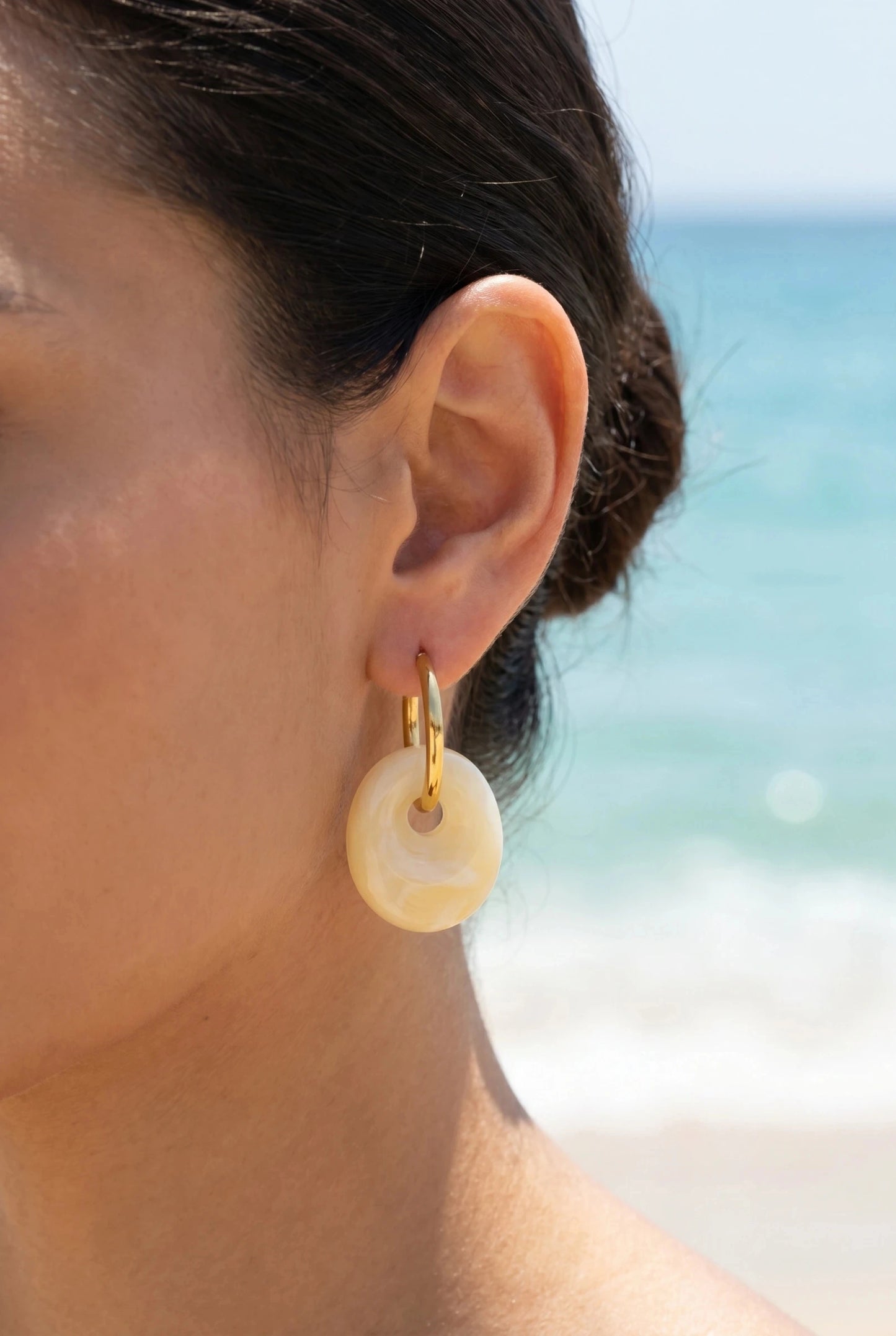 Boucles d’oreilles en acier inoxydable