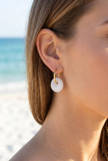 Boucles d’oreilles en acier inoxydable