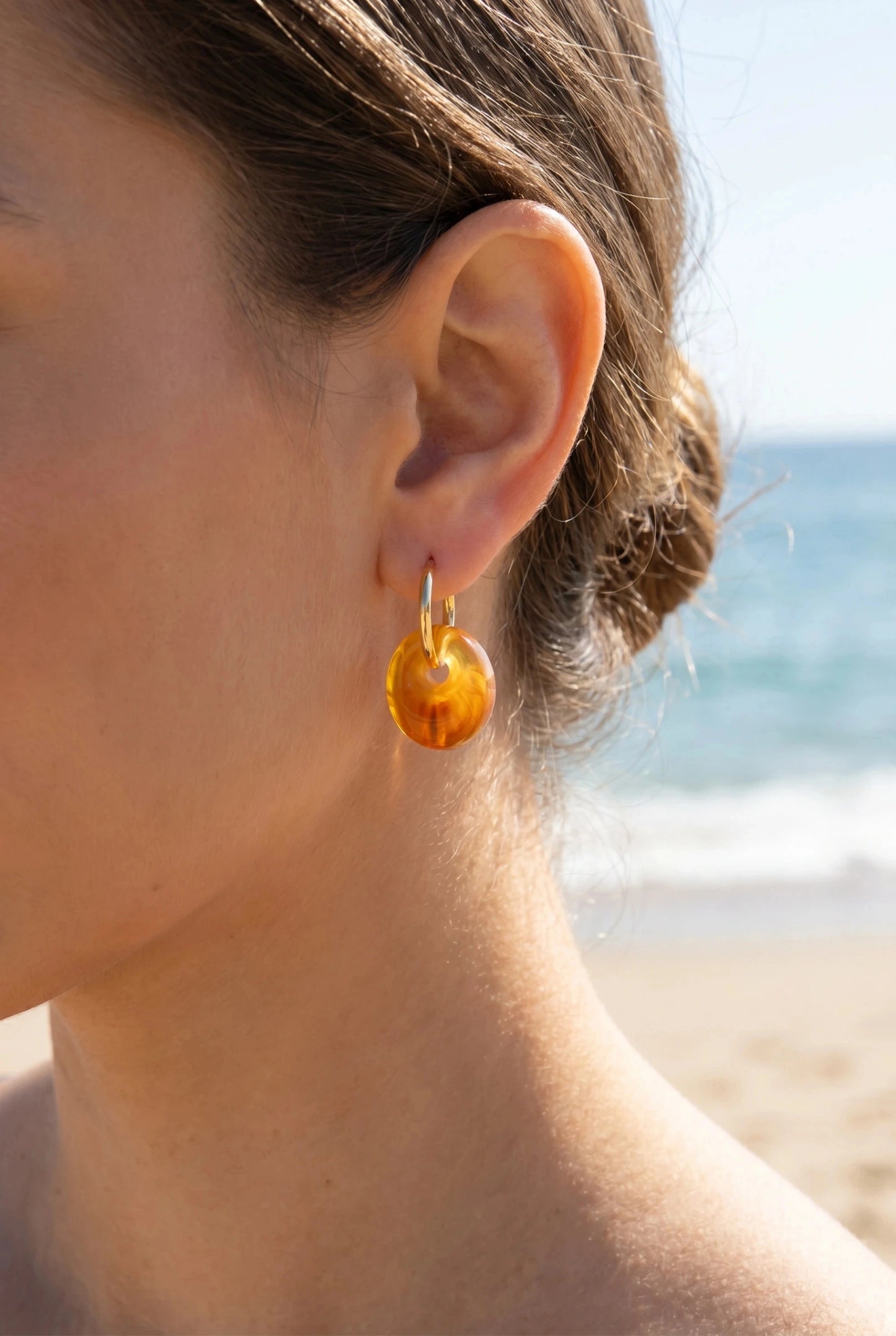 Boucles d’oreilles en acier inoxydable