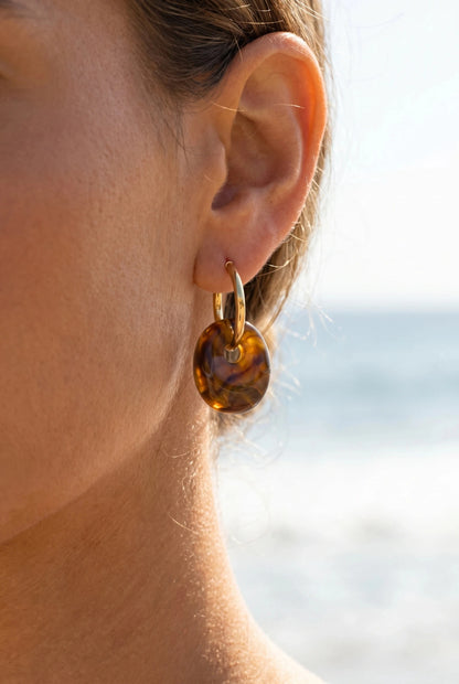 Boucles d’oreilles en acier inoxydable
