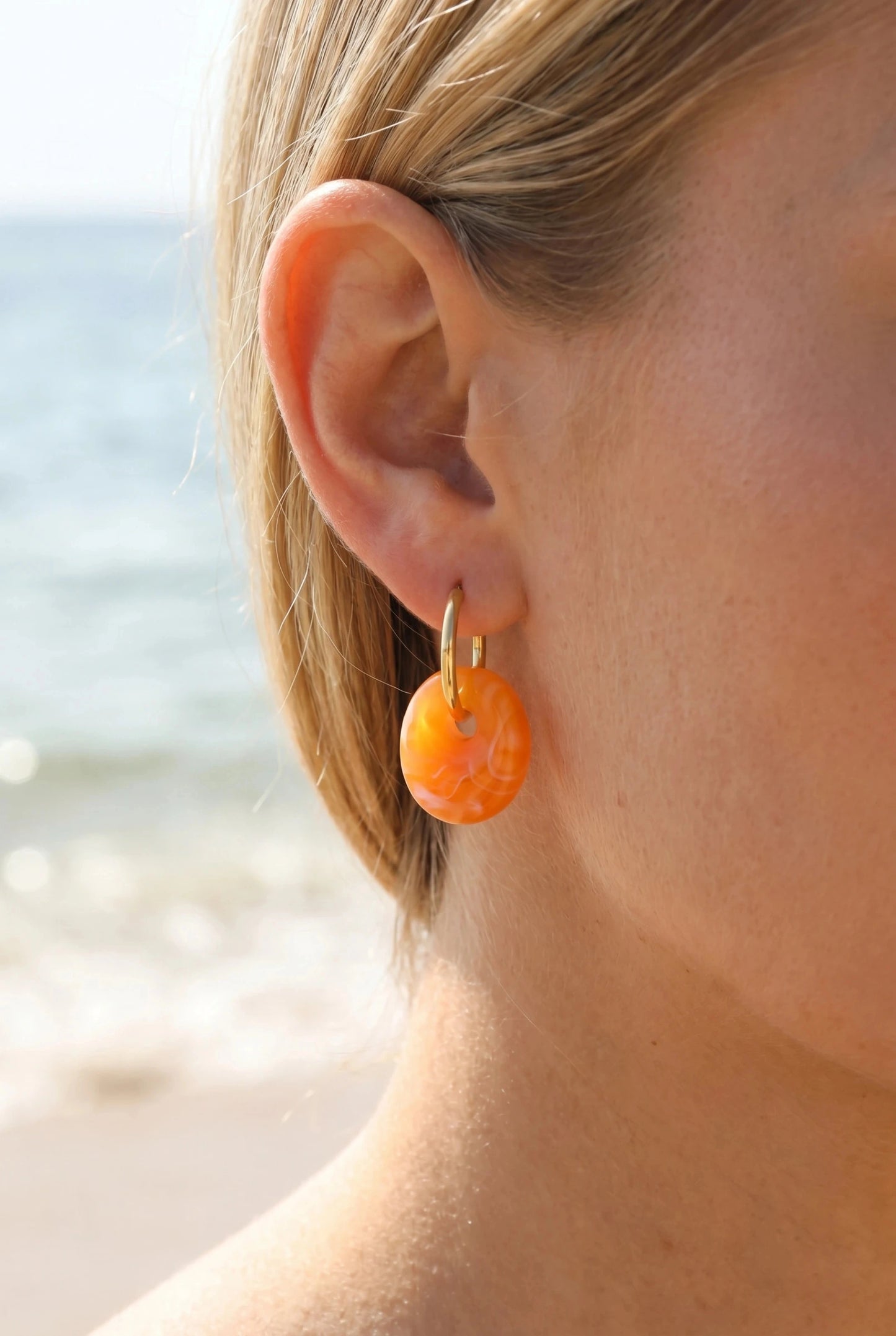 Boucles d’oreilles en acier inoxydable