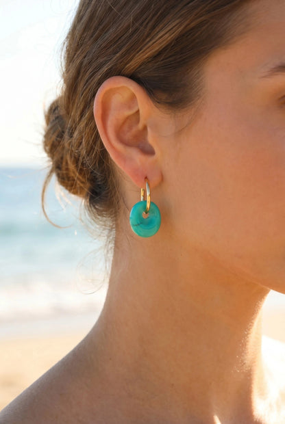 Boucles d’oreilles en acier inoxydable