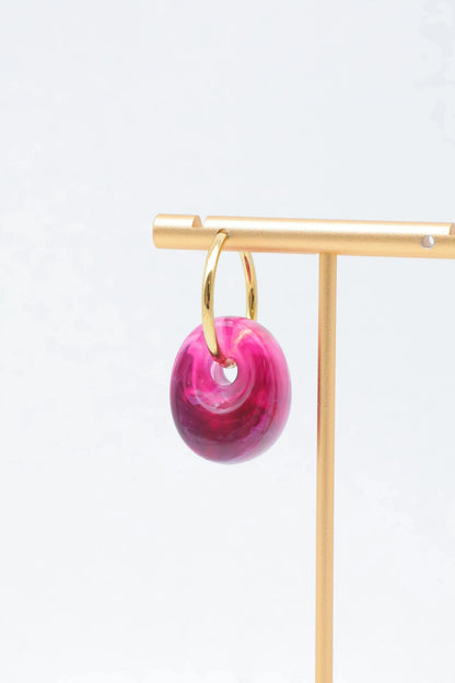 Boucles d’oreilles en acier inoxydable