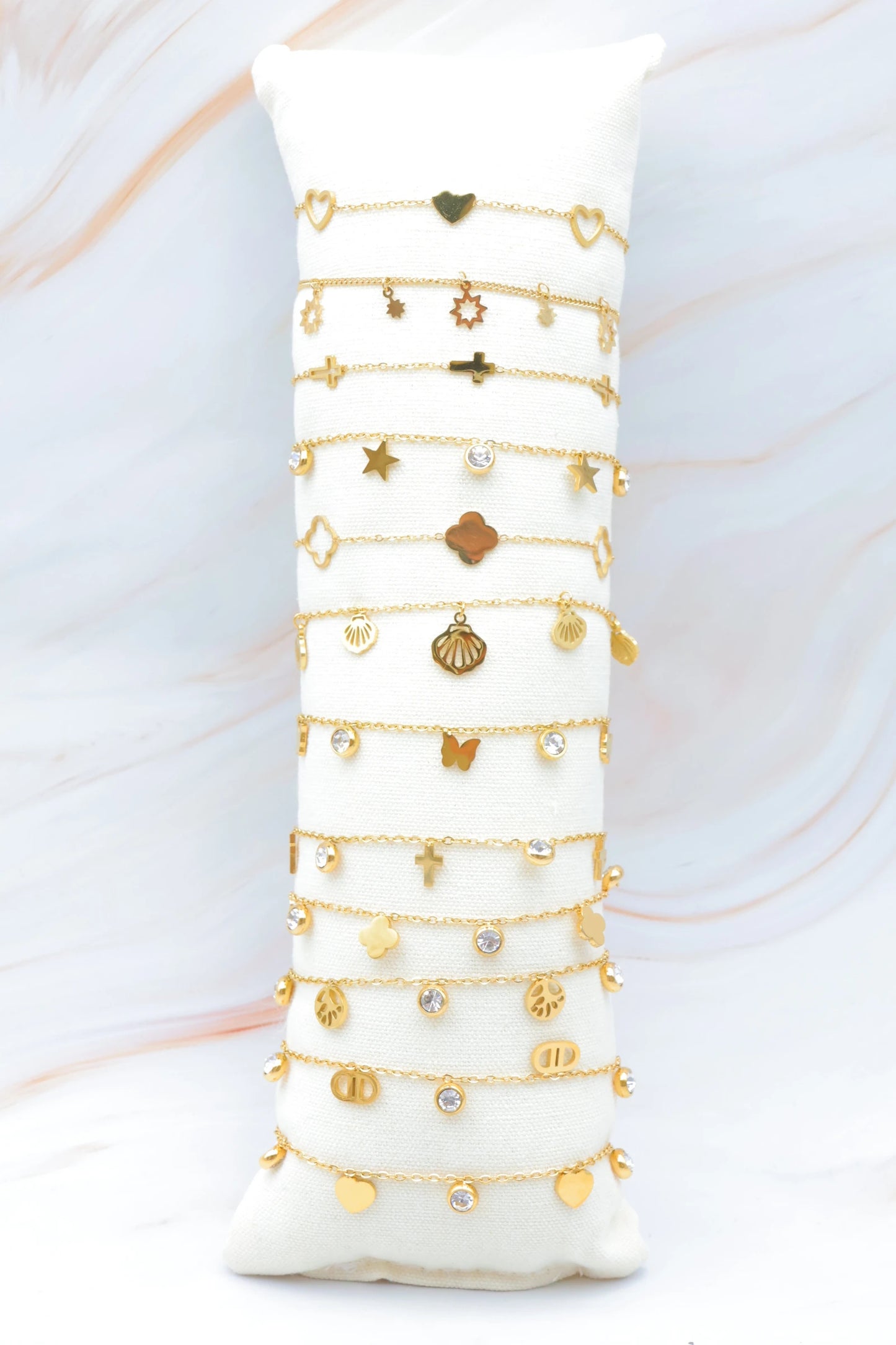 Lots de bijoux avec présentoir