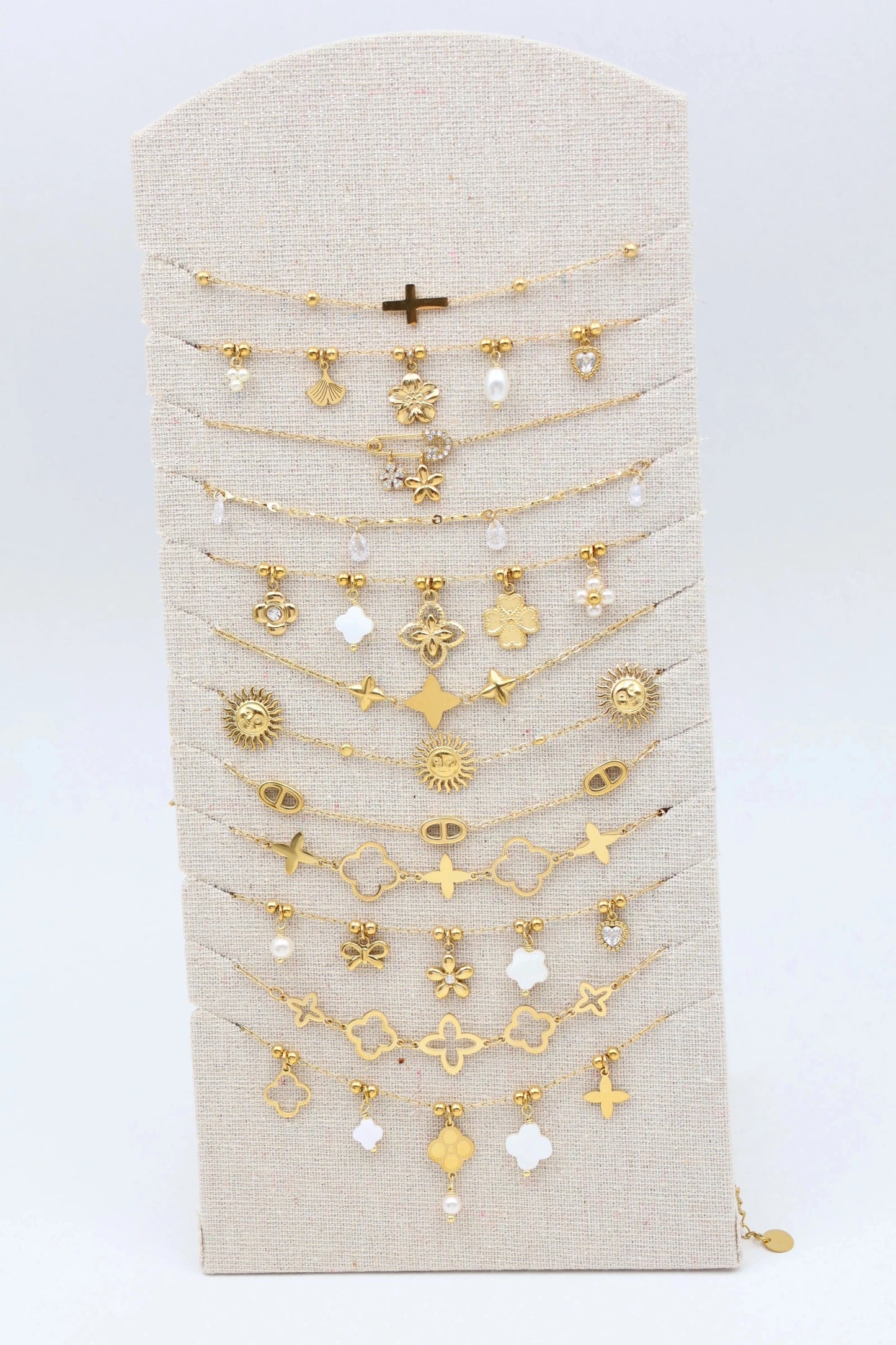 Lots de bijoux avec présentoir