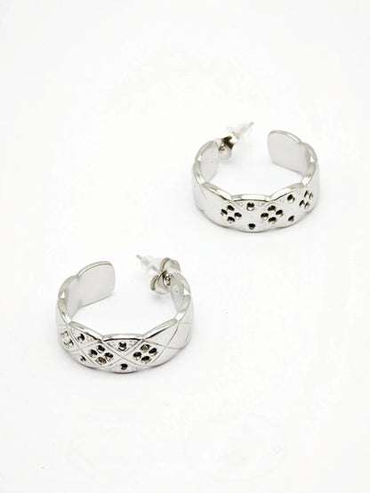 Boucles d’oreilles en acier inoxydable
