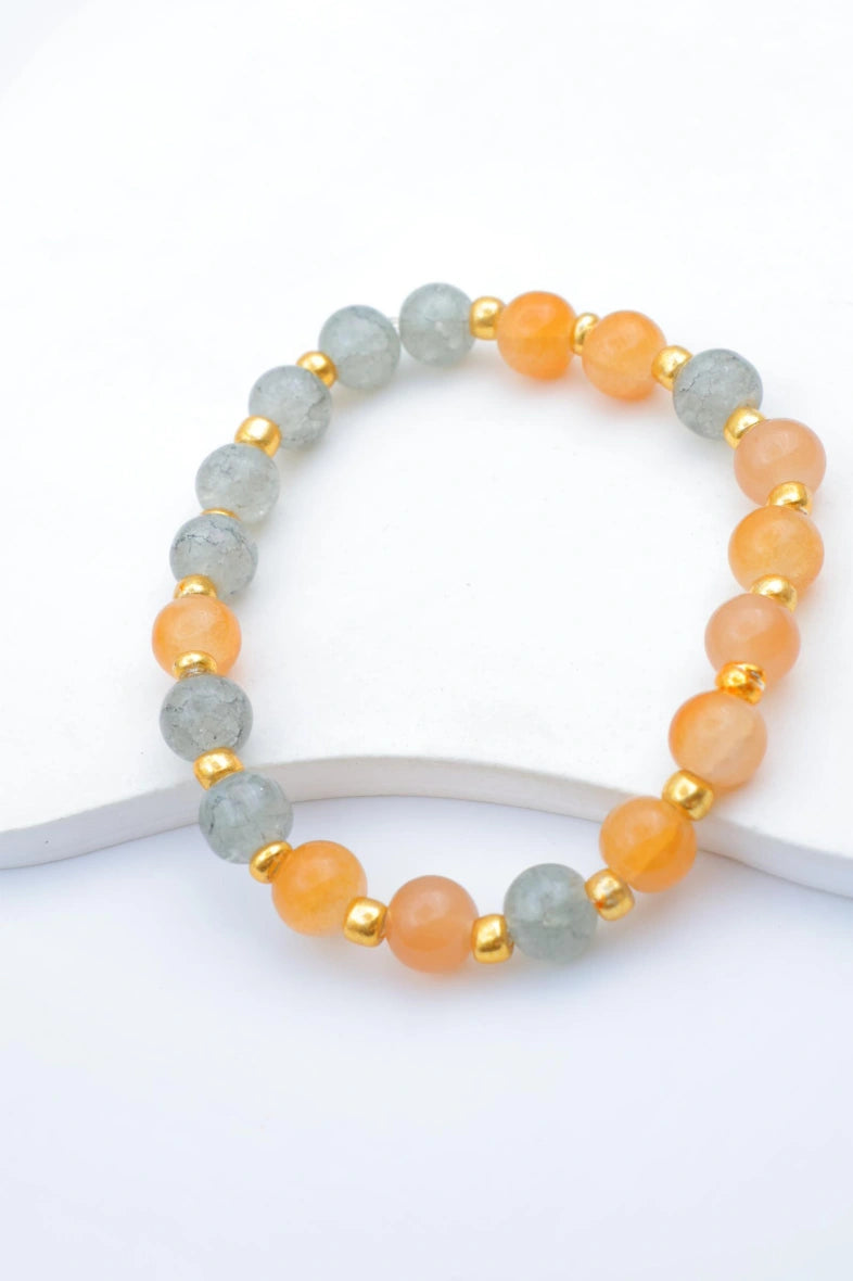 Bracelet en acier inoxydable - MARRON FONCÉ