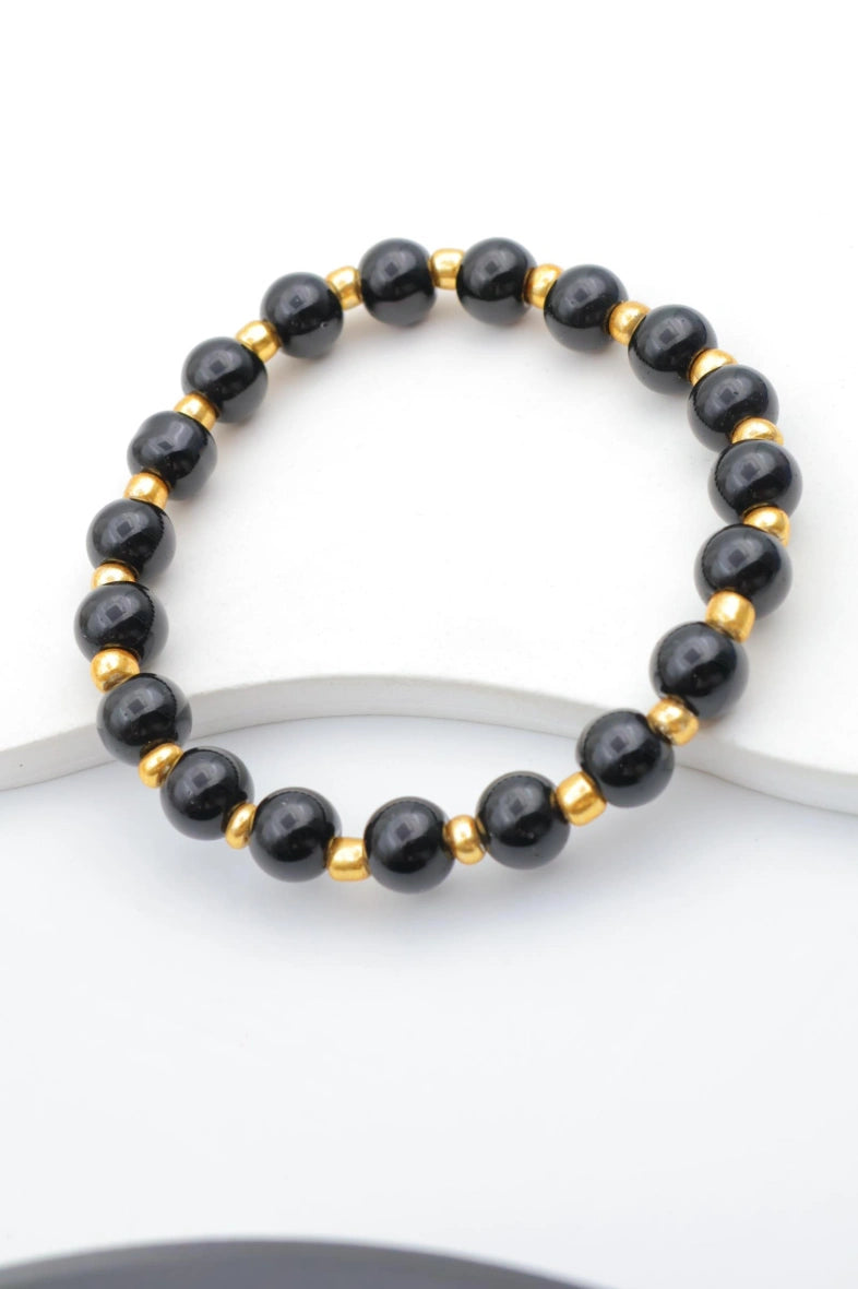 Bracelet en acier inoxydable - NOIR