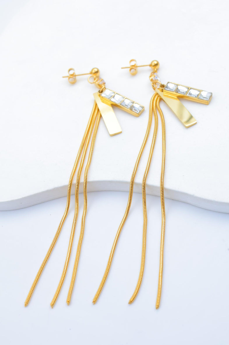 Boucles d'oreilles en acier inoxydable - DORÉ