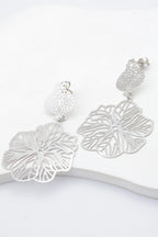 Boucles d'oreilles en acier inoxydable - ARGENT