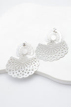 Boucles d'oreilles en acier inoxydable - ARGENT