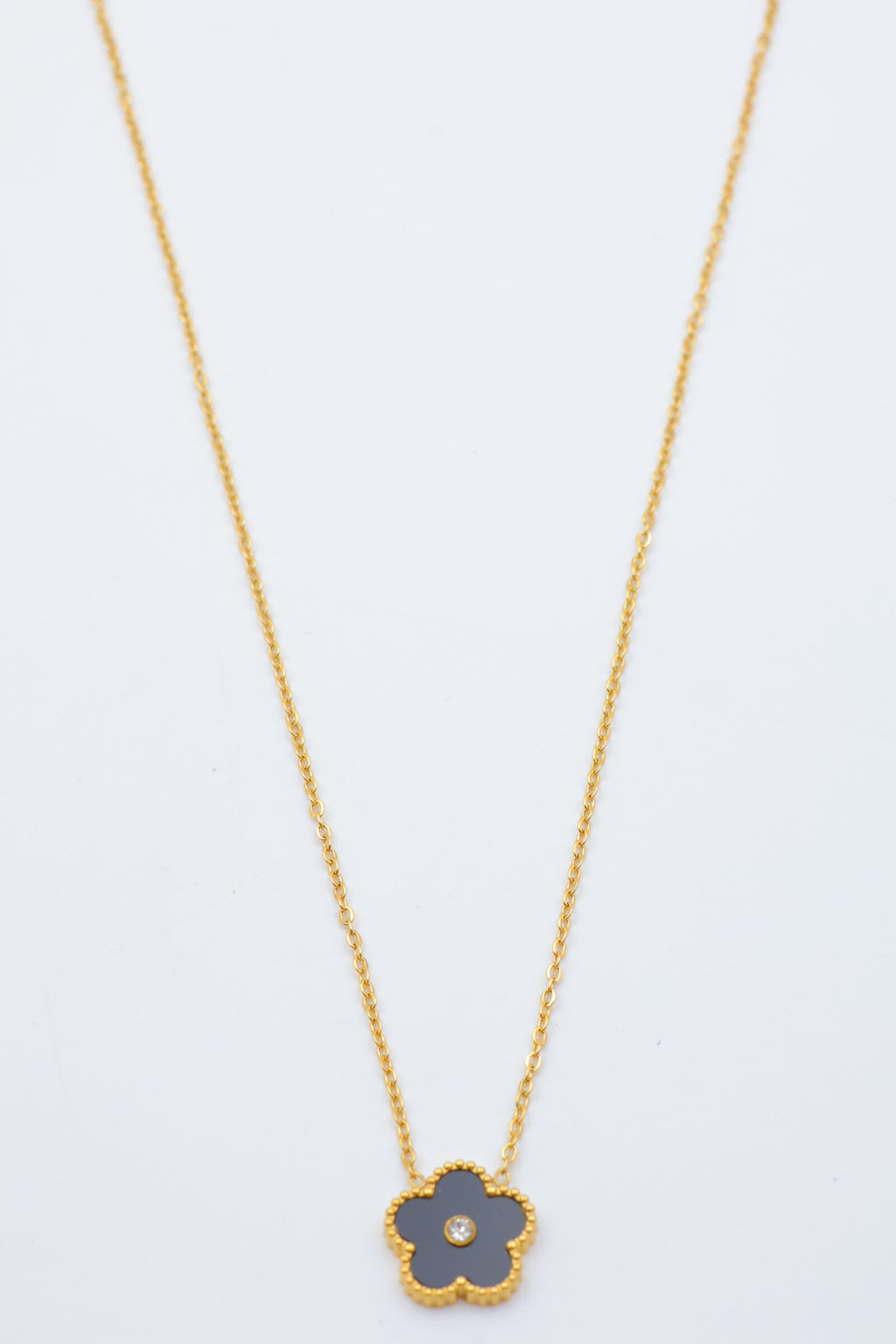 Collier en acier inoxydable - NOIR