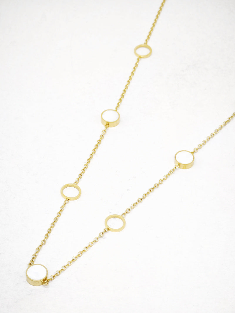 Collier en acier inoxydable - BLANC