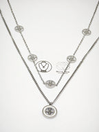 Collier en acier inoxydable - ARGENT