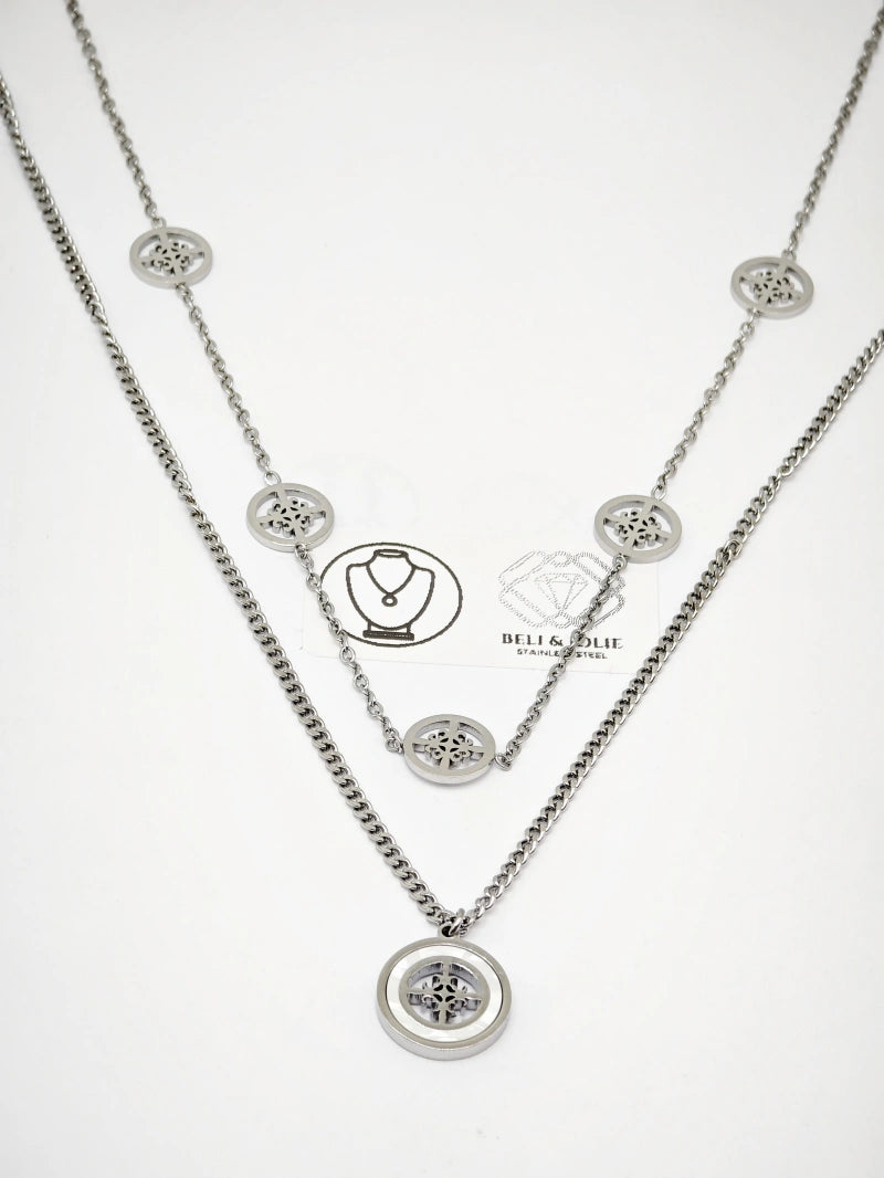 Collier en acier inoxydable - ARGENT