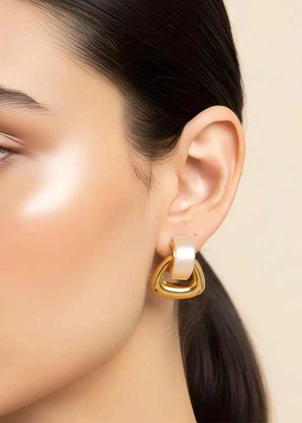 Boucles d’oreilles en acier inoxydable