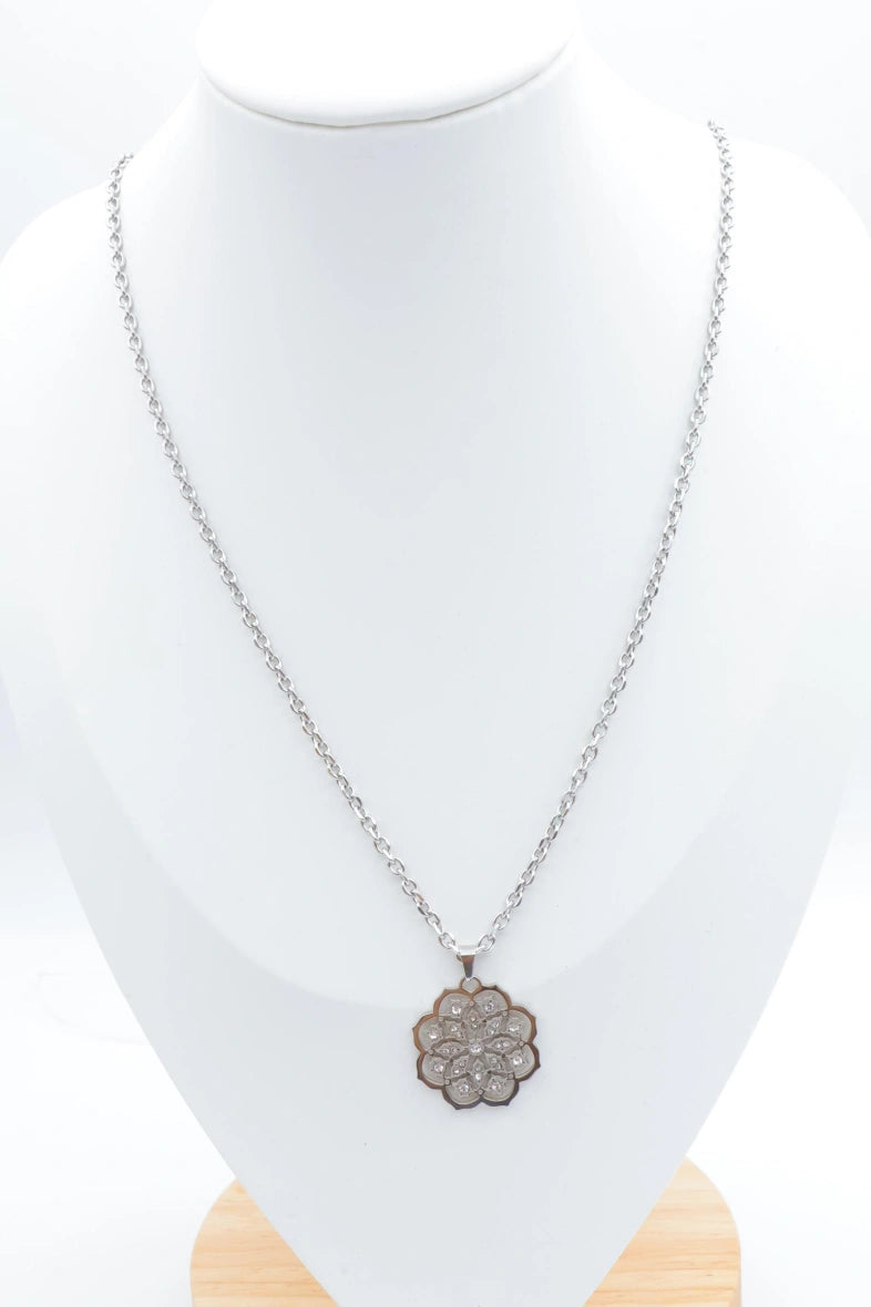 Collier en acier inoxydable - ARGENT