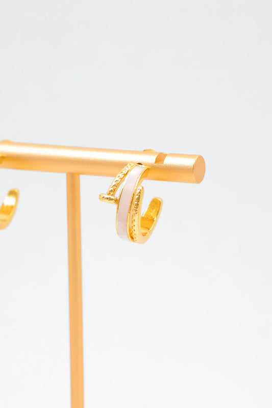 Boucles d’oreilles en acier inoxydable