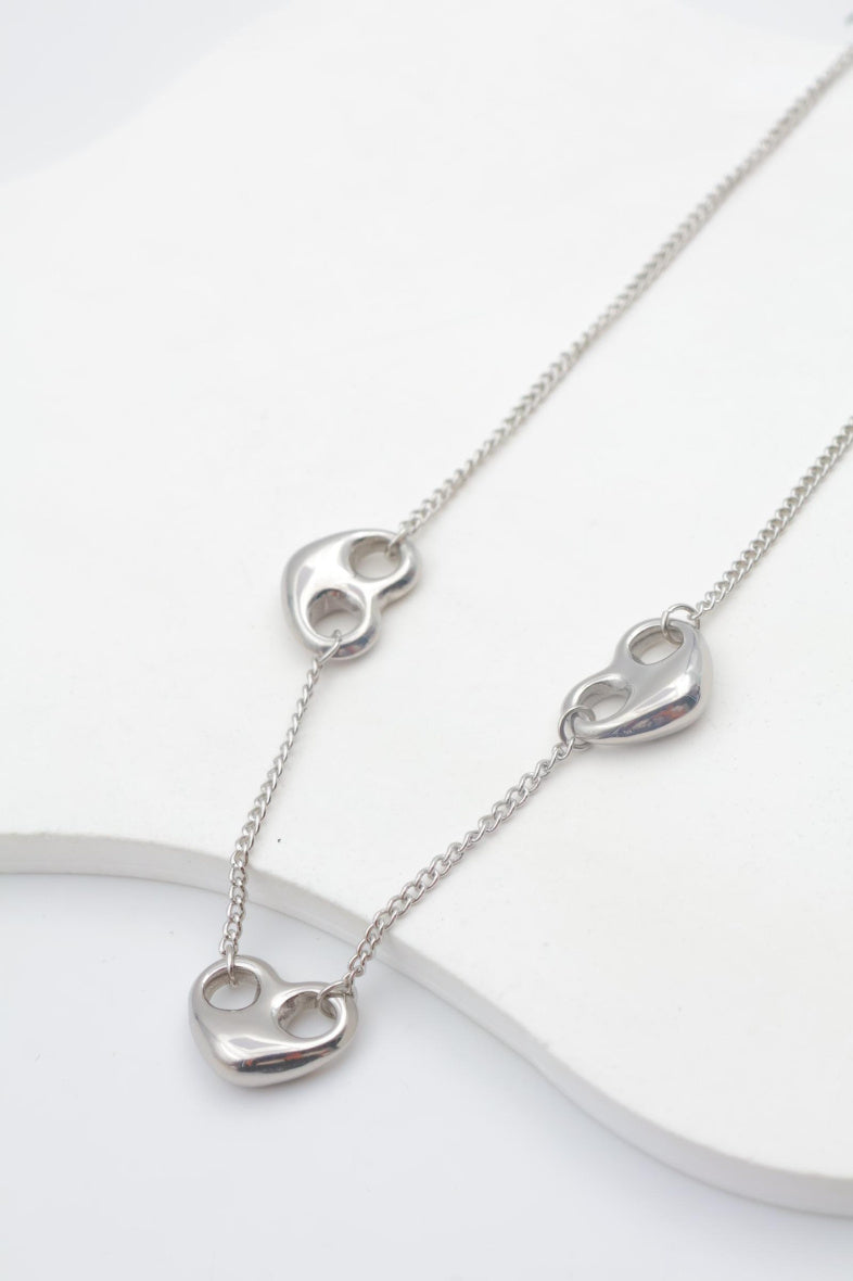 Collier en acier inoxydable - ARGENT