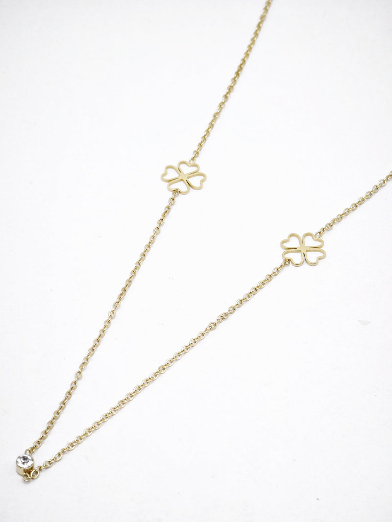 Collier sautoir en acier inoxydable - DORÉ