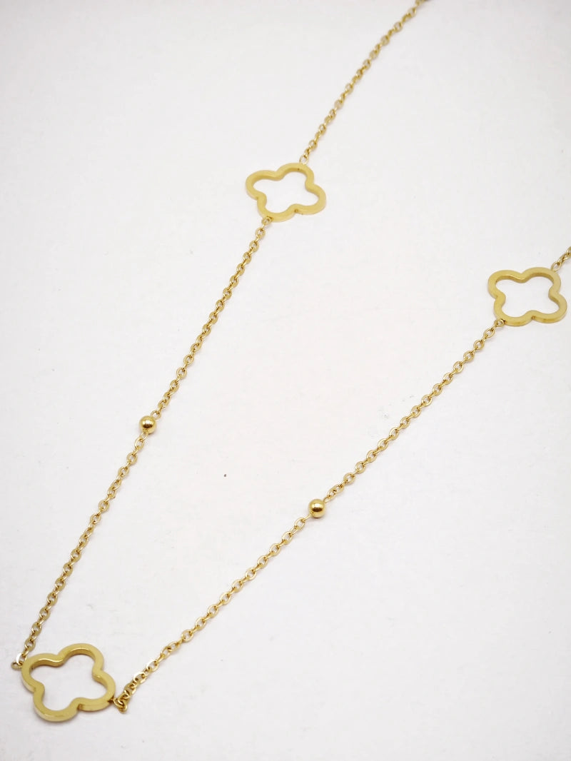 Collier sautoir en acier inoxydable - DORÉ