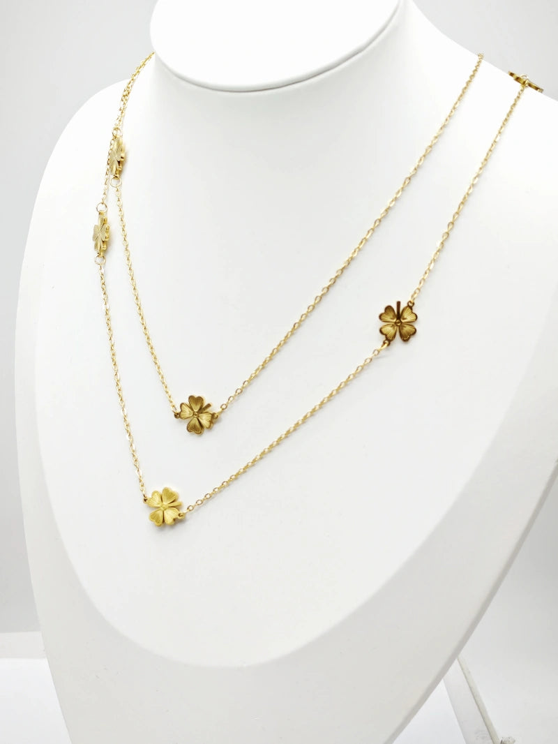 Collier sautoir en acier inoxydable - DORÉ