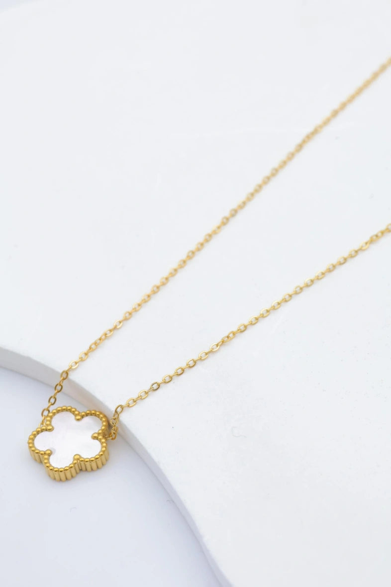 Collier en acier inoxydable - BLANC