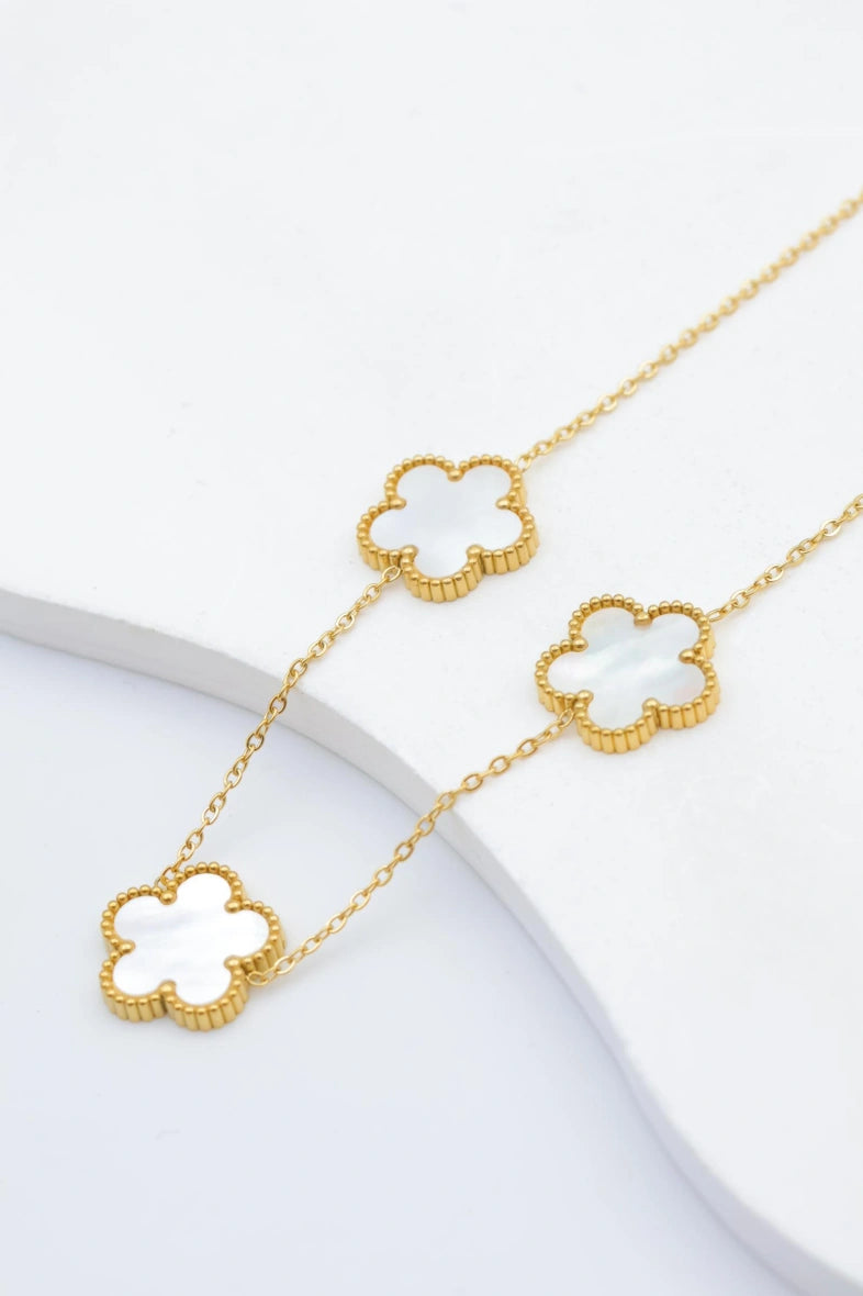 Collier en acier inoxydable - BLANC