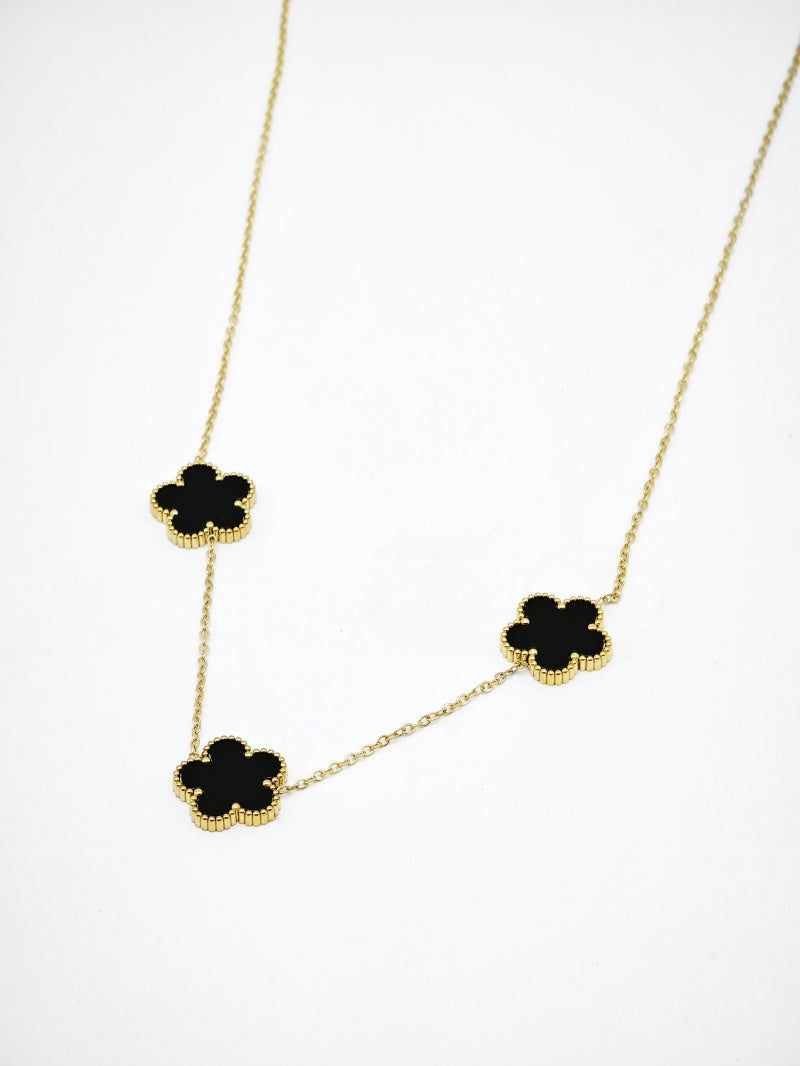 Collier en acier inoxydable - NOIR