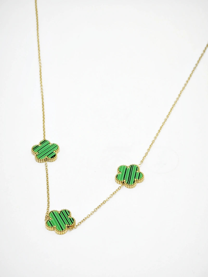 Collier en acier inoxydable - VERT