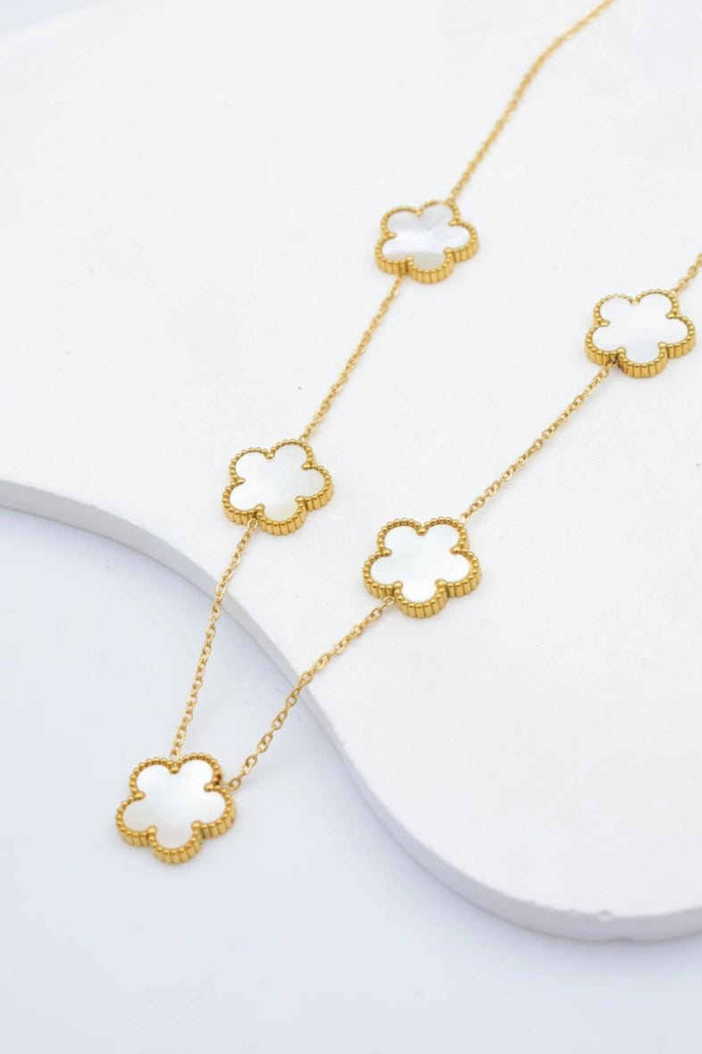 Collier en acier inoxydable - BLANC