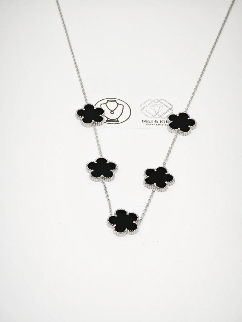Collier en acier inoxydable - NOIR