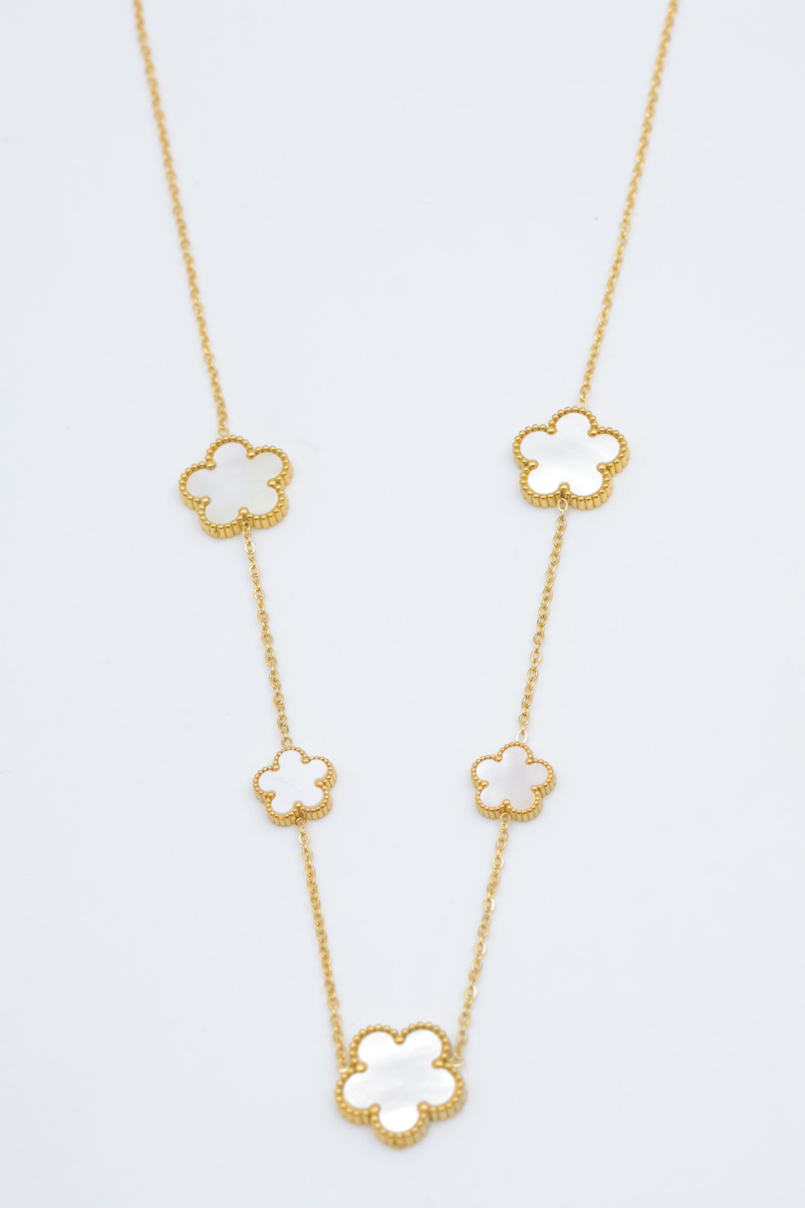 Collier en acier inoxydable - BLANC