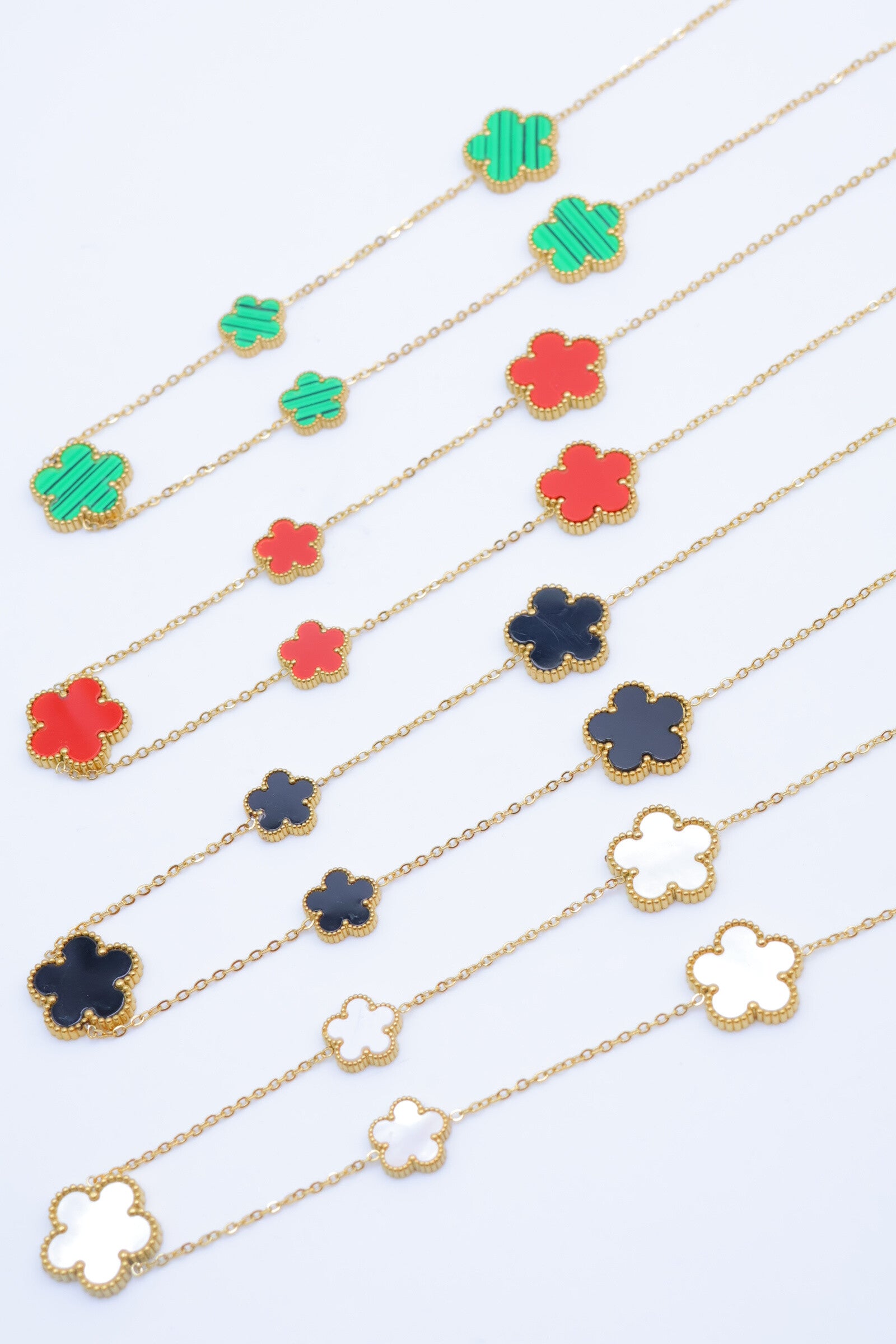 Collier en acier inoxydable - ROUGE