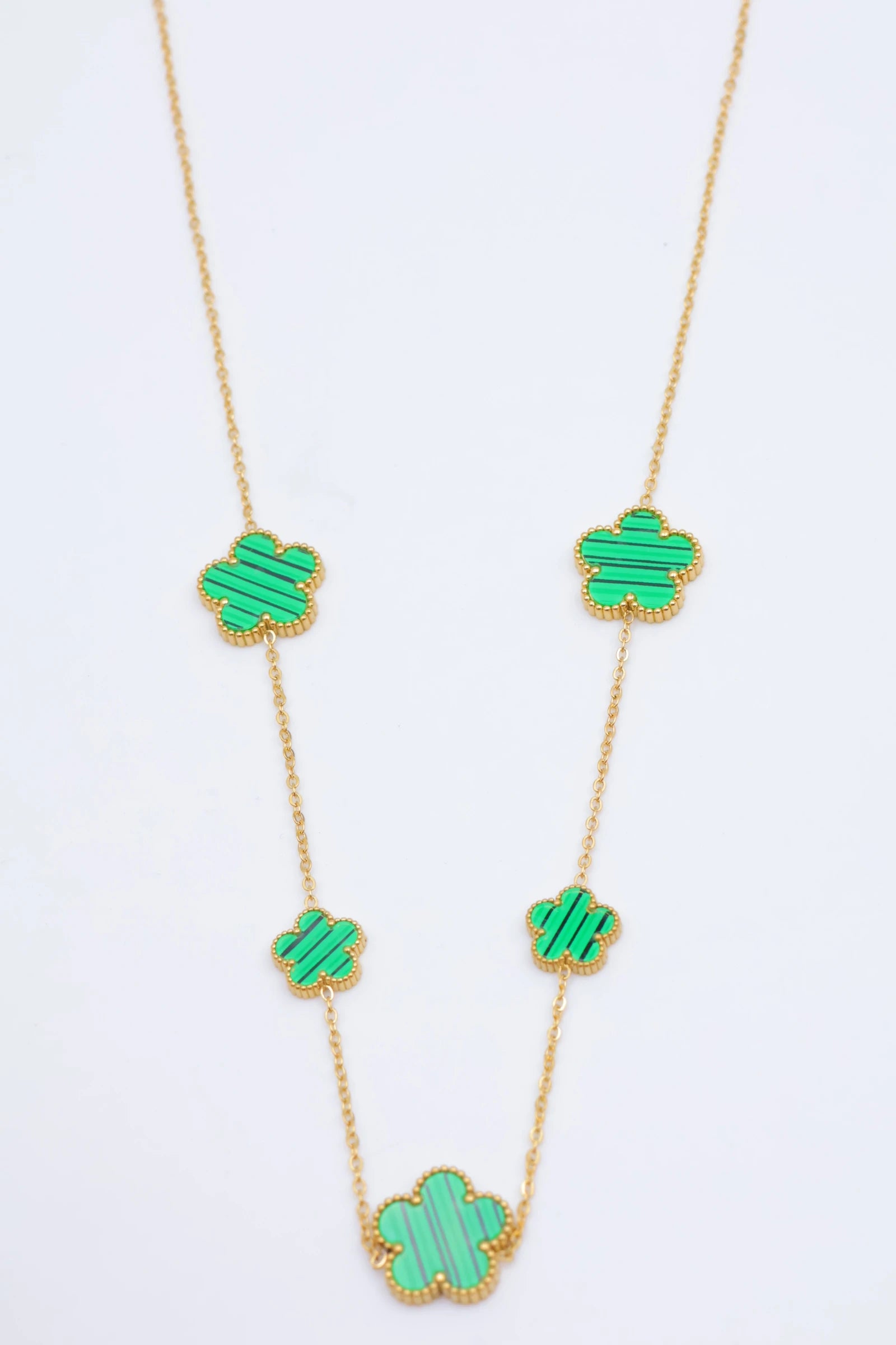 Collier en acier inoxydable - VERT
