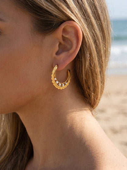 Boucles d’oreilles en acier inoxydable