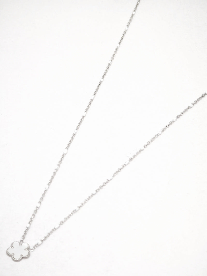 Collier en acier inoxydable - BLANC