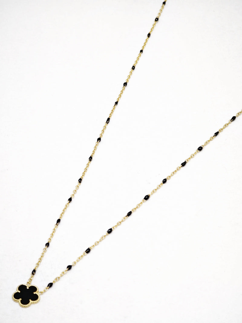 Collier en acier inoxydable - NOIR