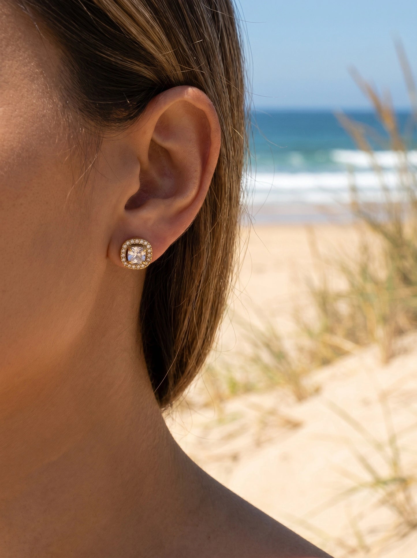 Boucles d’oreilles en acier inoxydable