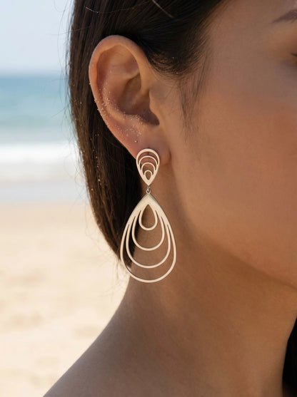 Boucles d’oreilles en acier inoxydable