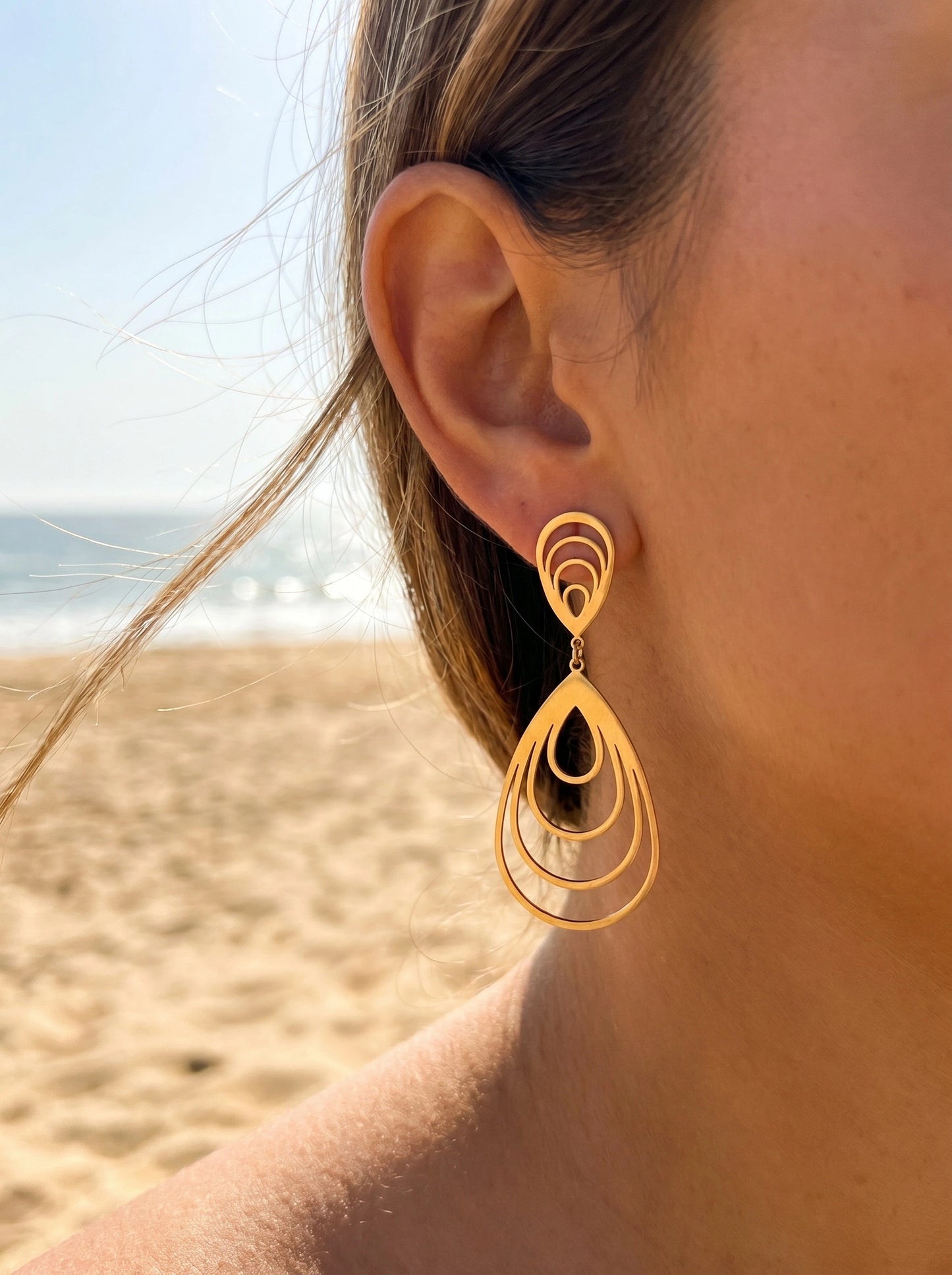 Boucles d’oreilles en acier inoxydable