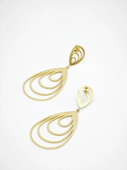 Boucles d’oreilles en acier inoxydable