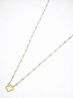 Collier en acier inoxydable - BLEU
