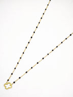 Collier en acier inoxydable - NOIR