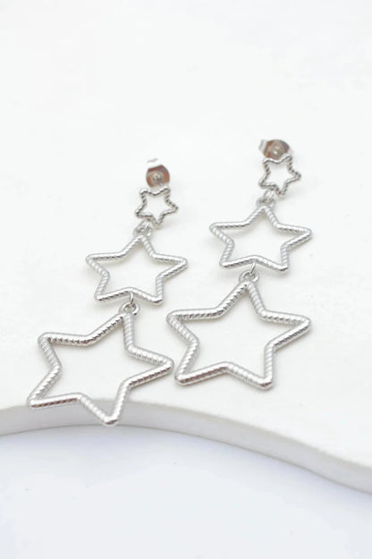 Boucles d’oreilles en acier inoxydable